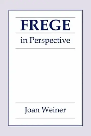 Cover of Frege in Perspective