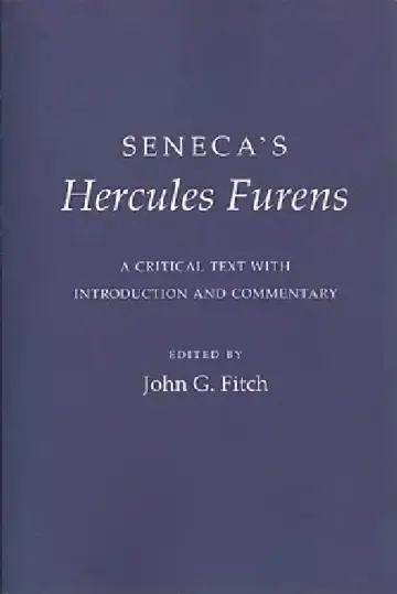 Cover of Seneca's "hercules Furens"