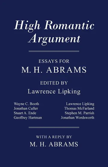 Cover of High Romantic Argument