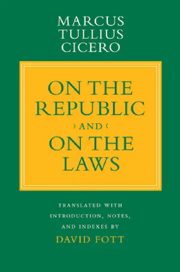 Cover of On the Republic and On the Laws