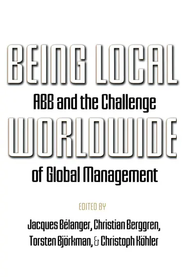 Cover of Being Local Worldwide