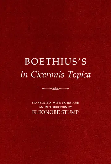 Cover of Boethius's in Ciceronis Topica