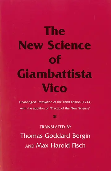 Cover of The New Science of Giambattista Vico