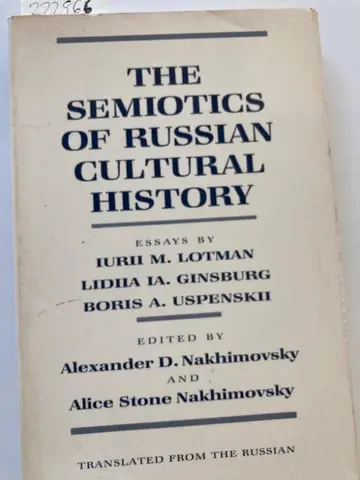 Cover of Semiotics/Russian Cult Hist Pb