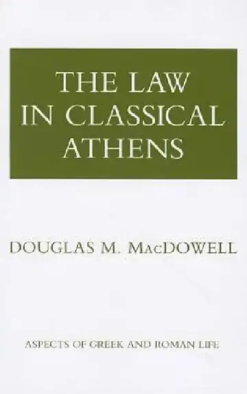 Cover of The Law in Classical Athens