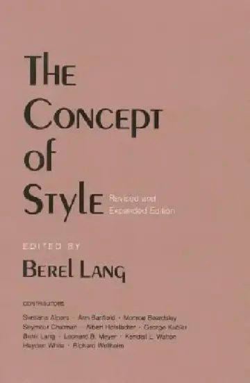 Cover of The Concept of Style