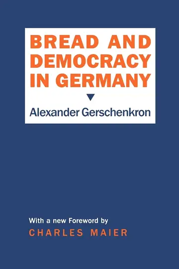 Cover of Bread and Democracy in Germany