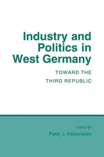 Cover of Industry and Politics in West Germany