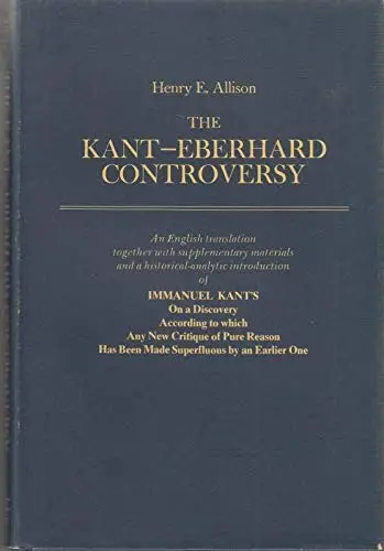 Cover of The Kant – Eberhard Controversy