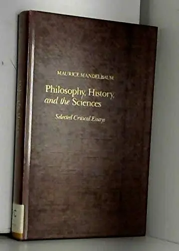 Cover of Philosophy, History, and the Sciences