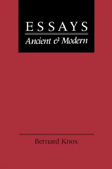 Cover of Essays Ancient and Modern