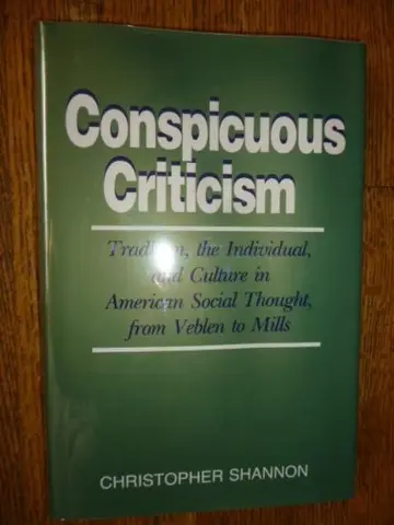 Cover of Conspicuous Criticism