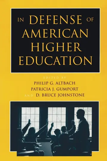 Cover of In Defense of American Higher Education