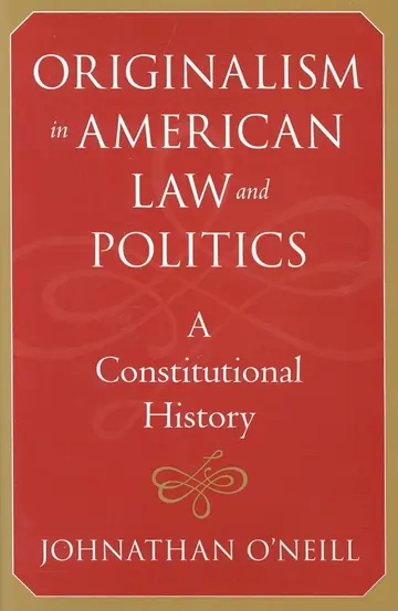 Cover of Originalism in American Law and Politics