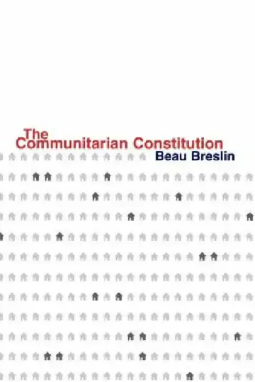 Cover of The Communitarian Constitution