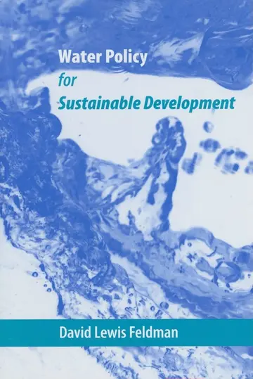 Cover of Water Policy for Sustainable Development