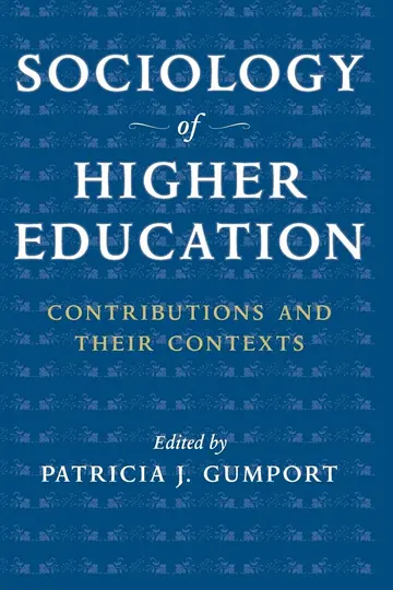 Cover of Sociology of Higher Education