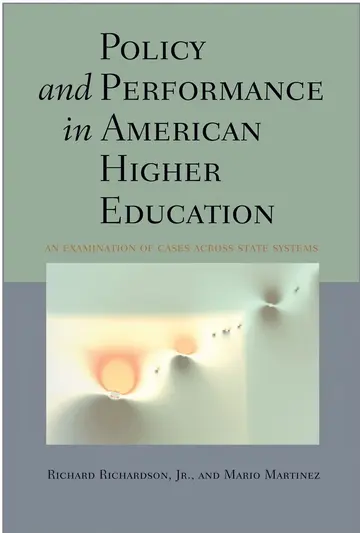 Cover of Policy and Performance in American Higher Education