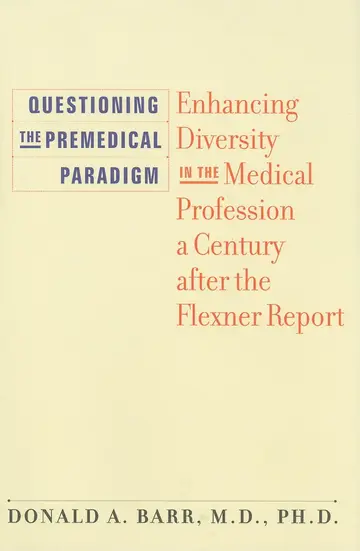 Cover of Questioning the Premedical Paradigm