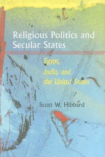 Cover of Religious Politics and Secular States