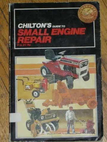 Cover of Chilton's Guide to Small Engine Repair