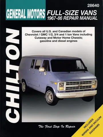 Cover of Chevrolet Vans (67 - 86) (Chilton)