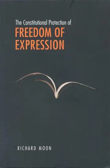 Cover of The Constitutional Protection of Freedom of Expression