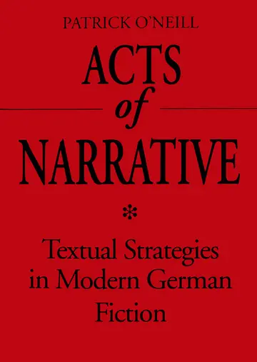 Cover of Acts of Narrative