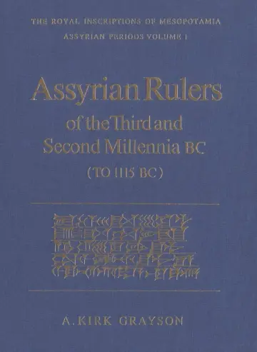 Cover of Assyrian Rulers of the Third and Second Millennia Bc