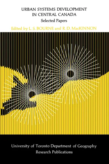 Cover of Urban Systems Development in Central Canada