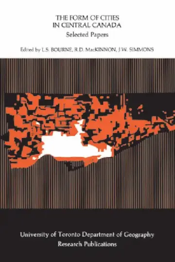 Cover of The Form of Cities in Central Canada