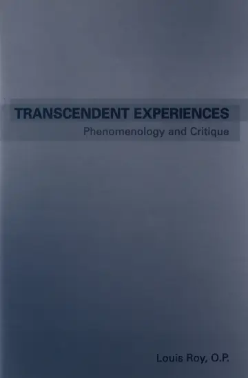 Cover of Transcendent Experiences