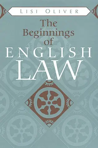 Cover of The Beginnings of English Law