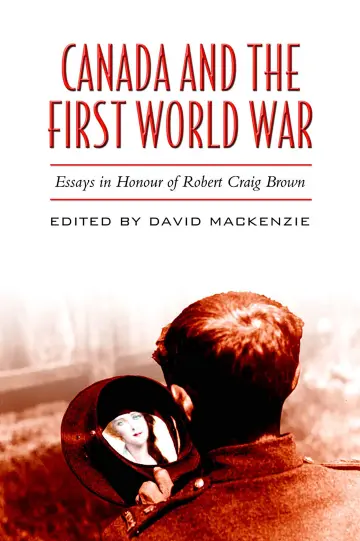 Cover of Canada and the First World War