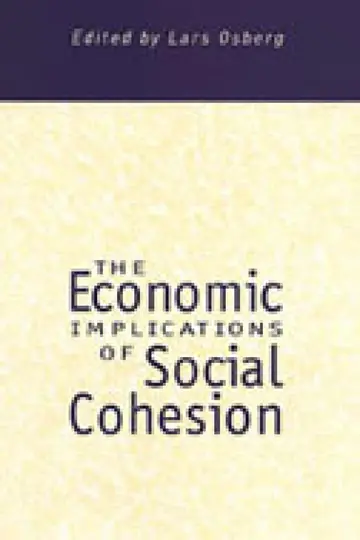 Cover of The Economic Implications of Social Cohesion