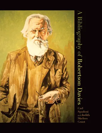 Cover of A Bibliography of Roberston Davies