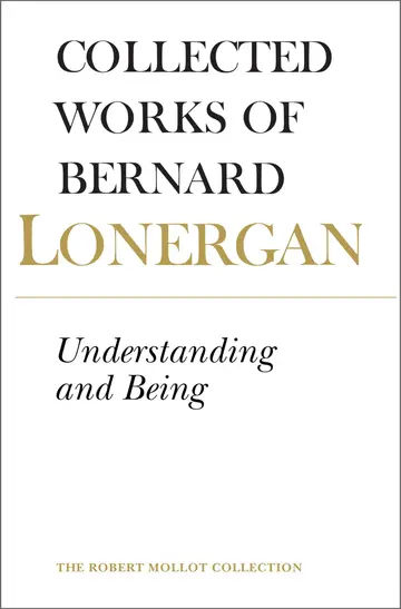 Cover of Collected Works of Bernard Lonergan