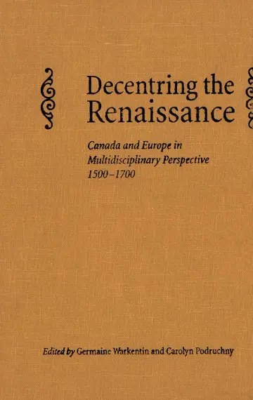 Cover of Decentring the Renaissance