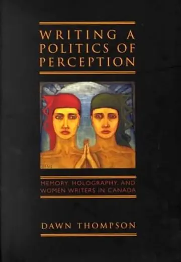 Cover of Writing a Politics of Perception