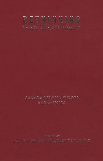 Cover of Rethinking Church, State, and Modernity