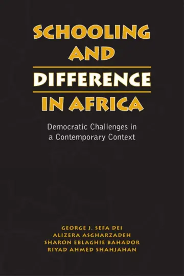 Cover of Schooling and Difference in Africa