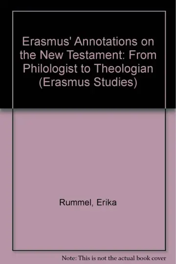 Cover of Erasmus' "Annotations on the New Testament"