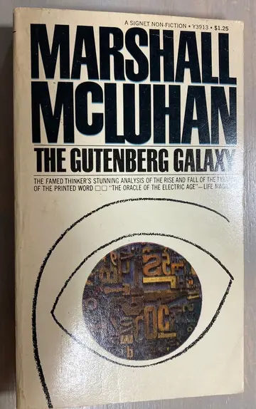 Cover of The Gutenberg Galaxy