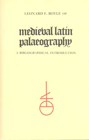 Cover of Medieval Latin Paleontography