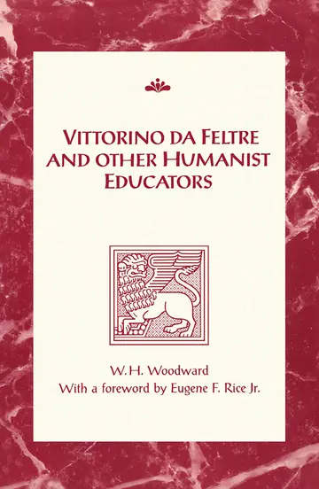 Cover of Vittorino Da Feltre and Other Humanist Educators