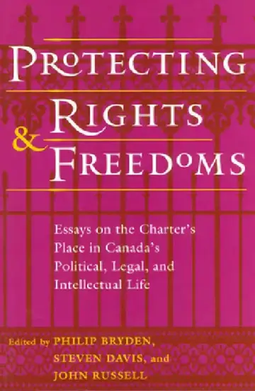 Cover of Protecting Rights and Freedoms