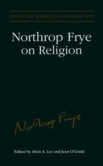 Cover of Northrop Frye on Religion