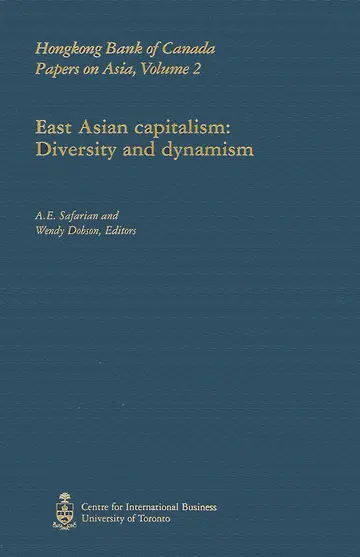 Cover of East Asian Capitalism