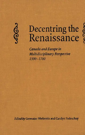 Cover of Decentring the Renaissance