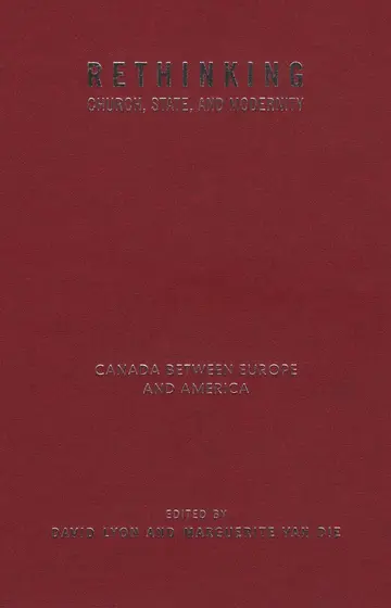 Cover of Rethinking Church, State, and Modernity